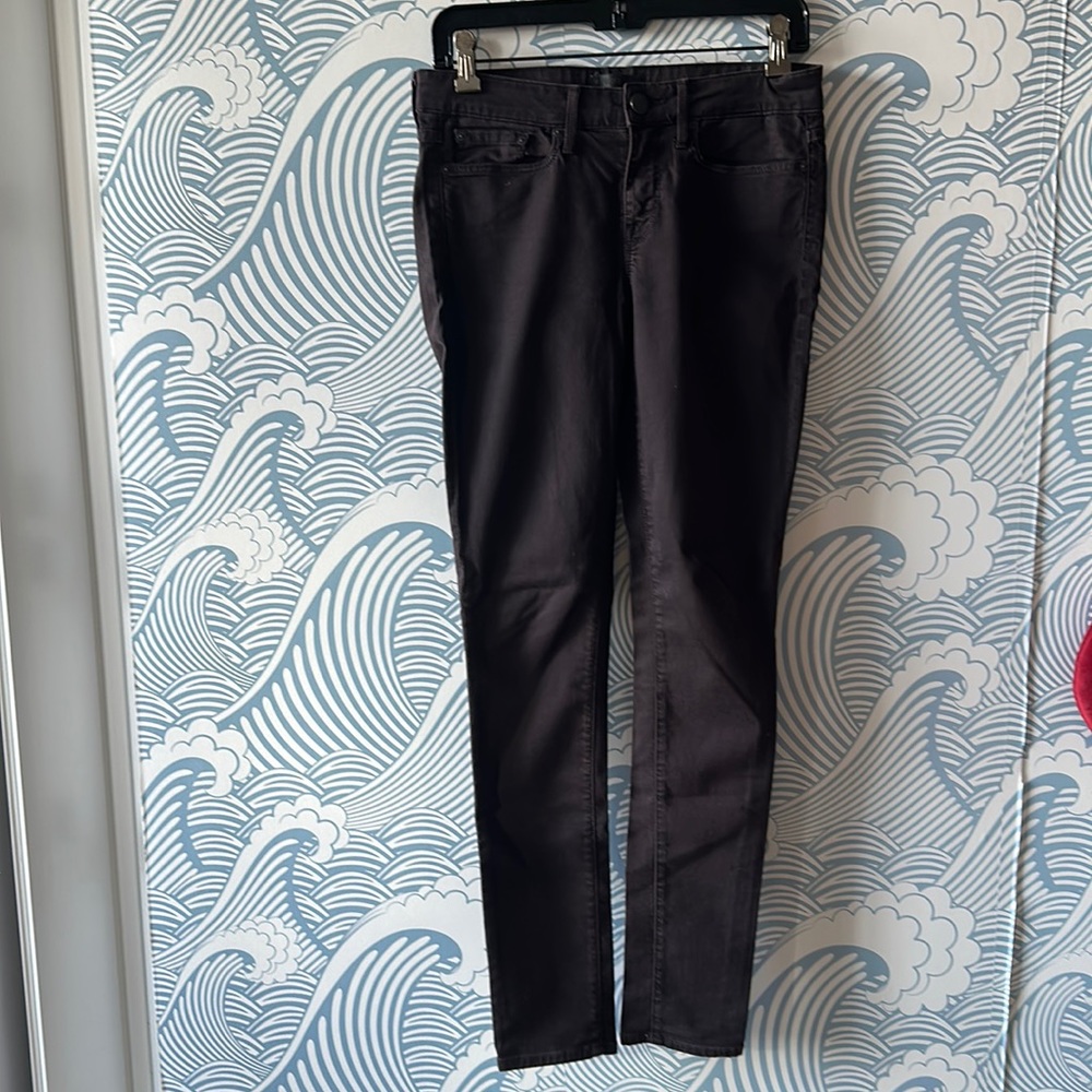Vince stretchy skinny jeans in dark purple size 27